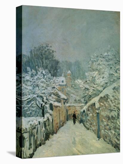 Snow in Louveciennes, 1878-Alfred Sisley-Premier Image Canvas