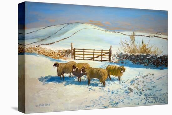 Snow in the Yorkshire Dales (Oil on Board)-William Ireland-Premier Image Canvas