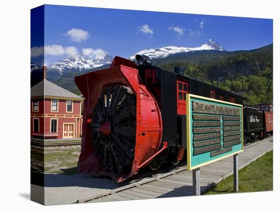 Snow Plow, White Pass and Yukon Route Railroad, Skagway, Southeast Alaska, USA-Richard Cummins-Premier Image Canvas