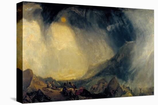 Snow Storm: Hannibal and His Army Crossing the Alps-J. M. W. Turner-Premier Image Canvas