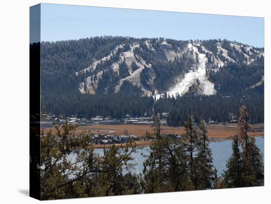 Snow Summit Ski Area in Big Bear Lake, California, Struggles to Make Artificial Snow-Adrienne Helitzer-Premier Image Canvas