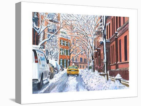 Snow, West Village, NYC, 2012-Anthony Butera-Premier Image Canvas