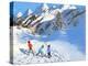 Snowballing, La Clusaz, France-Andrew Macara-Premier Image Canvas