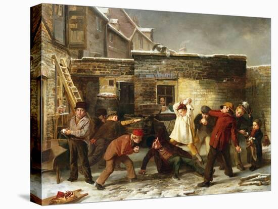 Snowballing-William Henry Knight-Premier Image Canvas