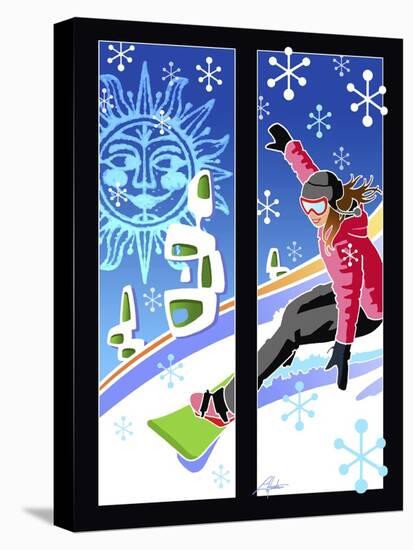 Snowboarder-Larry Hunter-Premier Image Canvas