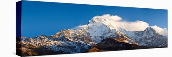 Snowcapped Mountains, Hiunchuli, Annapurna Range, Himalayas, Nepal-null-Premier Image Canvas