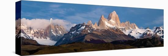Snowcapped Mountains, Mt Fitzroy, Cerro Torre, Argentine Glaciers National Park, Patagonia-null-Stretched Canvas
