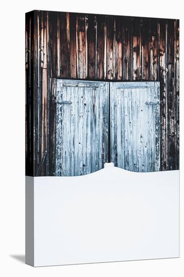 Snowfall Door-Mikael Svensson-Stretched Canvas
