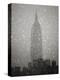 Snowfall in New York City-Christopher C Collins-Premier Image Canvas