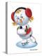 Snowgirl Figure Skater-Olga And Alexey Drozdov-Premier Image Canvas