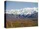Snowline on Alaska Range, Denali National Park, Alaska, USA-Tony Waltham-Premier Image Canvas