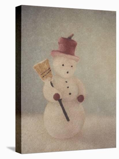 Snowman and Broom by Jennifer Kennard-Jennifer Kennard-Premier Image Canvas
