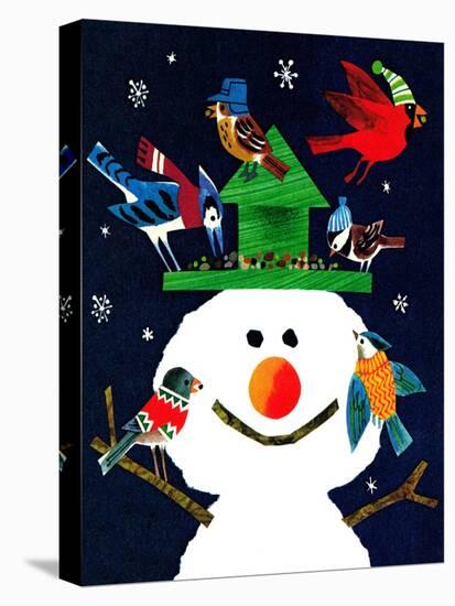 Snowman and Friends - Jack and Jill, January 1980-Allan Eitzen-Premier Image Canvas