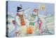 Snowman Family, 1995-David Cooke-Premier Image Canvas