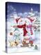 Snowman Family-MAKIKO-Premier Image Canvas