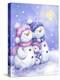 Snowman Family-MAKIKO-Premier Image Canvas