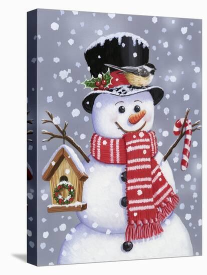 Snowman with Tophat-William Vanderdasson-Premier Image Canvas