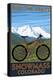 Snowmass, Colorado - Ride the Trails-Lantern Press-Stretched Canvas