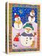 Snowmen in the Snow-Cathy Baxter-Premier Image Canvas
