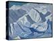 Snowy Ascent, 'Himalayan' Series, 1924 (Tempera on Canvas Laid on Cardboard)-Nicholas Roerich-Premier Image Canvas