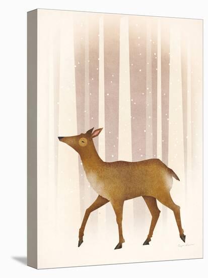 Snowy Doe-Ryan Fowler-Stretched Canvas