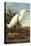 Snowy Egret-John James Audubon-Stretched Canvas