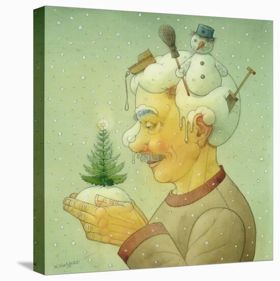 Snowy Winter, 2006-Kestutis Kasparavicius-Premier Image Canvas