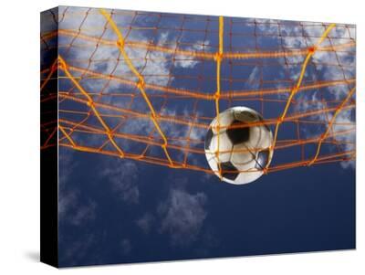 Soccer Ball Going Into Goal Net Photographic Print Randy Faris Art Com