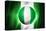 Soccer Football Ball with Nigeria Flag-daboost-Stretched Canvas