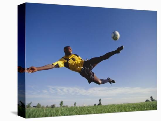 Soccer Player in Action-null-Premier Image Canvas