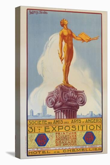 Societe Des Amis Des Arts D'Angers Exposition Poster-E. Henry Karcher-Premier Image Canvas