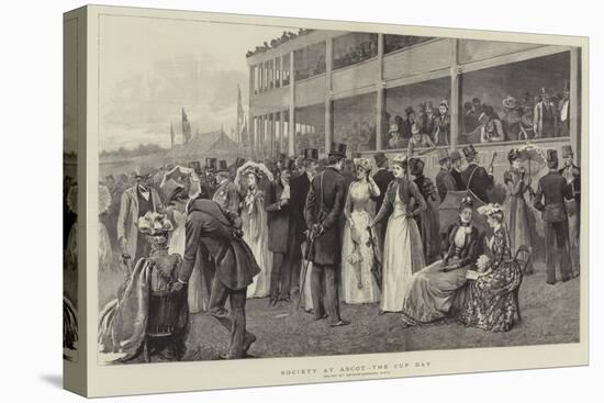 Society at Ascot, the Cup Day-Arthur Hopkins-Premier Image Canvas