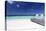 Sofa at the Beach in the Maldives, Indian Ocean-Sakis Papadopoulos-Premier Image Canvas