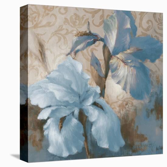 Soft Blue Blooms I-Lanie Loreth-Stretched Canvas