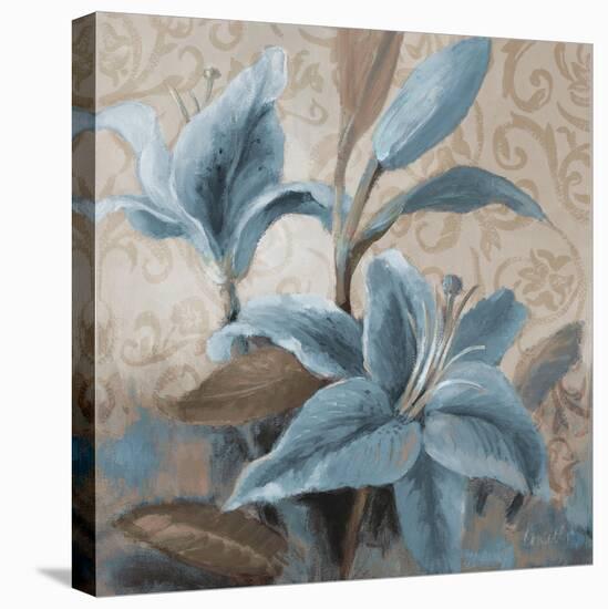 Soft Blue Blooms II-Lanie Loreth-Stretched Canvas