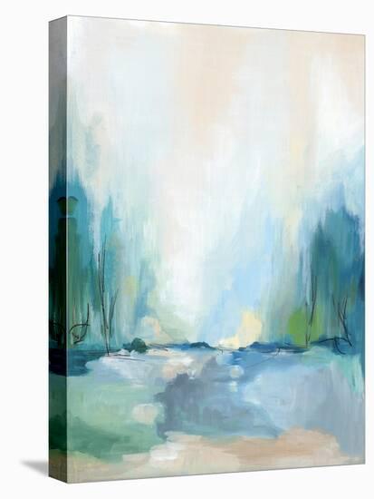 Soft Blue Landscape II-null-Stretched Canvas