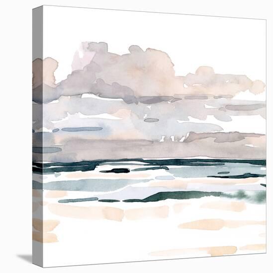 Soft Coastal Abstract I-Emma Scarvey-Stretched Canvas