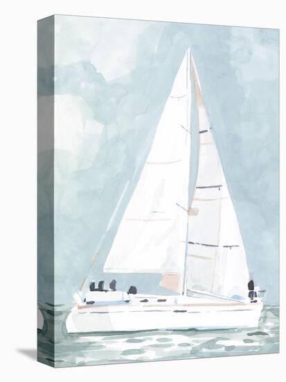 Soft Sailboat I-Emma Scarvey-Stretched Canvas