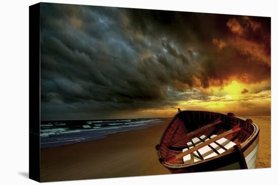 Soft Sunrise on the Beach 9-Carlos Casamayor-Premier Image Canvas