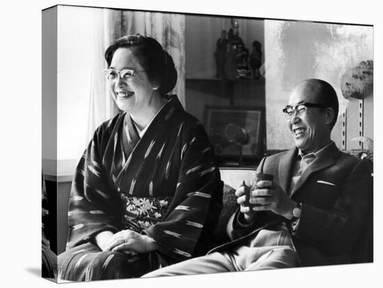 Soichiro Honda and Wife Sachi, Tokyo, Japan, 1967-Takeyoshi Tanuma-Premier Image Canvas