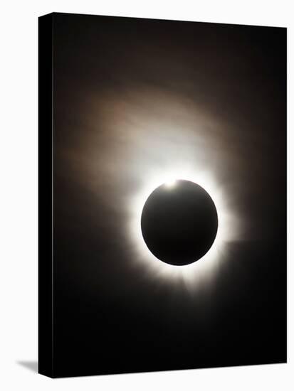 Solar Eclipse with Diamond Ring Effect, Queensland, Australia-Stocktrek Images-Premier Image Canvas