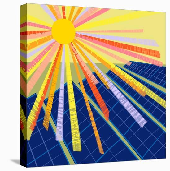 Solar Energy-Kerstin Stock-Stretched Canvas