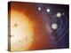 Solar System Orbits, Artwork-Detlev Van Ravenswaay-Premier Image Canvas