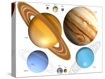 Solar System Planets Photographic Print By Victor Habbick Artcom