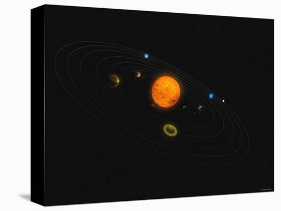 Solar System-Stocktrek Images-Premier Image Canvas