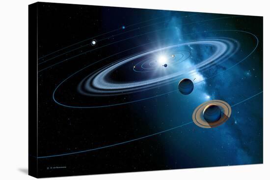 Solar System-Detlev Van Ravenswaay-Premier Image Canvas