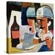 Soldier with Pipe and Bottle-Roger de La Fresnaye-Premier Image Canvas