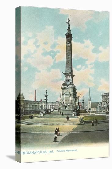 Soldiers Monument, Indianapolis, Indiana-null-Stretched Canvas