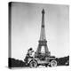 Soldiers of 4th US Infantry Division Looking at Eiffel Tower as They Liberate Capital City, WWII-John Downey-Premier Image Canvas