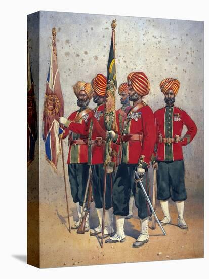 Soldiers of the 15th Ludhiana Sikhs, Illustration for 'Armies of India' by Major G.F. MacMunn,…-Alfred Crowdy Lovett-Premier Image Canvas